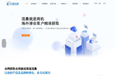 海外全網營銷官網 - 湖南萬成云商科技為湖南外貿企業提供專業外貿推廣,海外全網營銷方案,多年外貿線上推廣服務商;幫助企業開展線上外貿推廣,社媒運營,外貿網站建設,谷歌搜索推廣,海關數據分析,外貿企業線上業務開展請找 - 全網精選網址導航